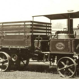 Plate on cab reads The Londonderry Steam wagon, Seaham Harbour Engineworks. Built 1903, owned by North Eastern Railways.