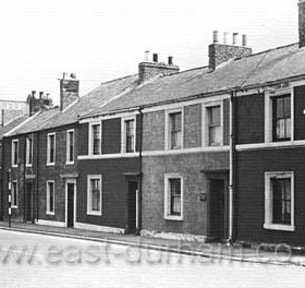 Tempest Place to left at junction with Vane Terrace. Demolished 1966 and replaced with modern housing. Photograph c 1960