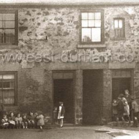 Rear of 1 and 2 South Terrace c 1930.